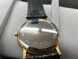 VTG BULOVA QUARTZ 33MM WATCH NEW BATTERY